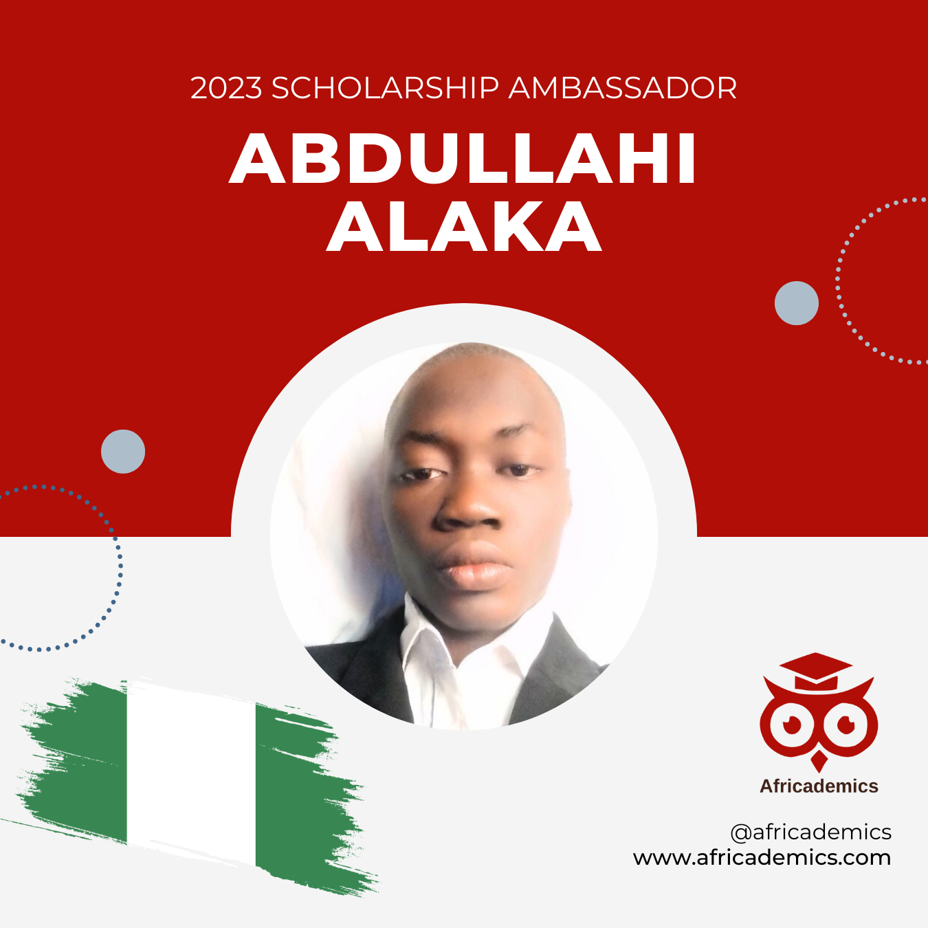 Meet our Ambassador: Abdullahi Alaka – Africademics